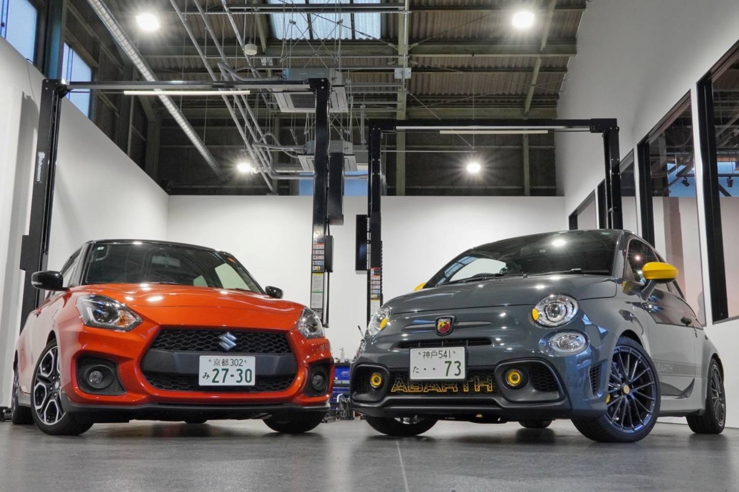 ブリッツZZ-Rダンパー体感試乗ABARTH ZC33Sスイフトスポーツ