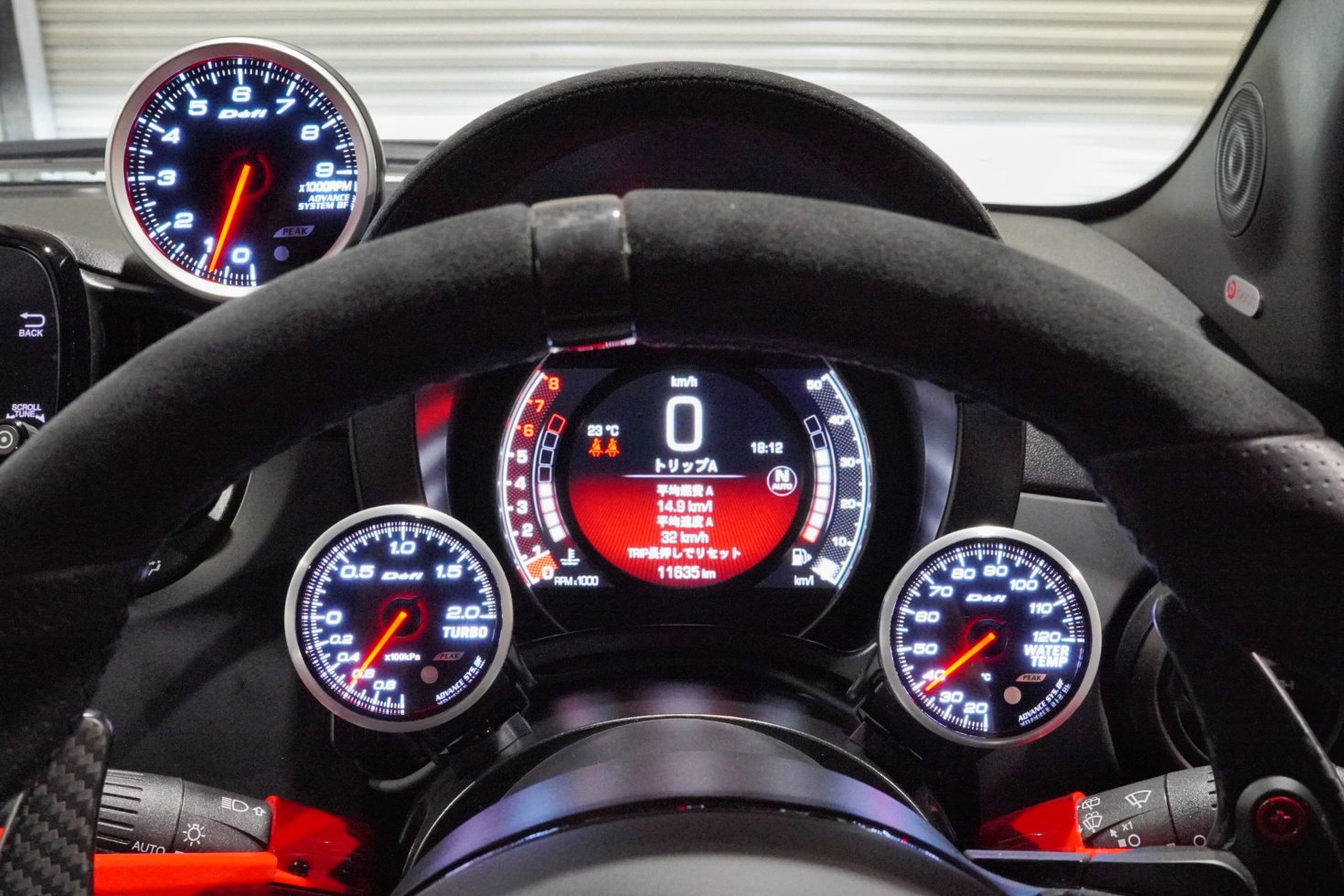 ABARTH695×Defi Link Meter ADVANCE BF