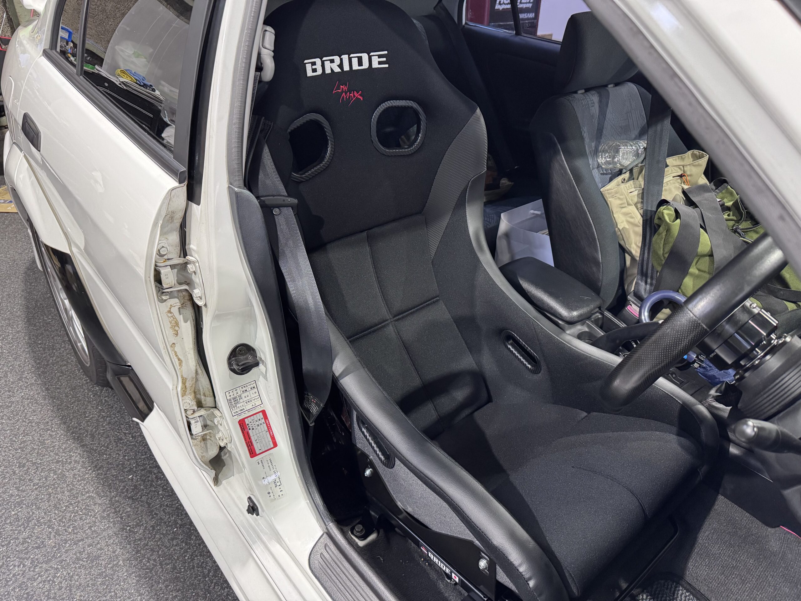 ランサーエボリューションⅥ BRIDE ZIEG Ⅳ WIDE取付け