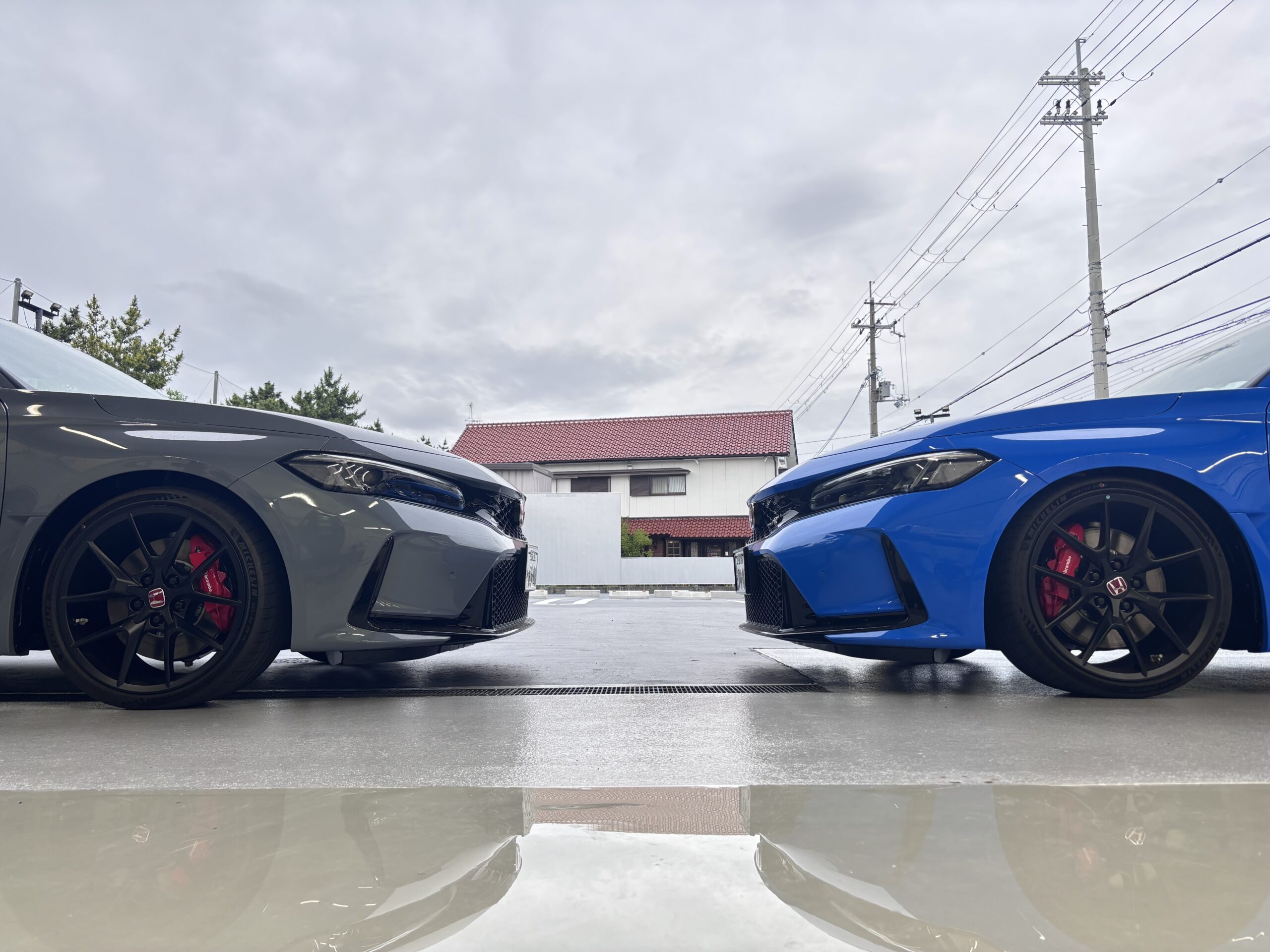 CIVIC TYPE R × HKS GATE SPEC ノーマル車高比較