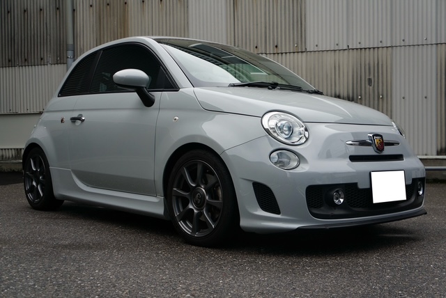 ABARTH500でダウンサス交換