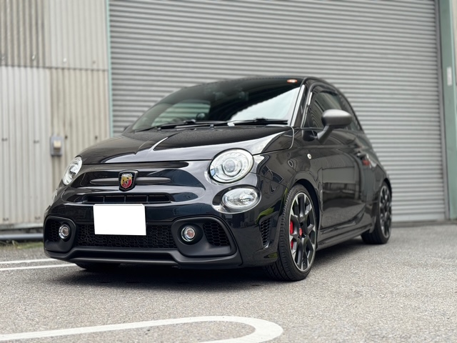 ABARTH595でサス・ショック交換
