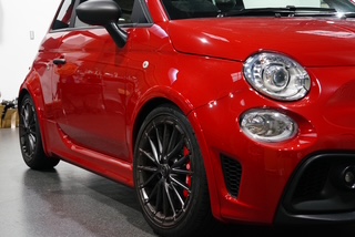 ABARTH F595Cに車高調・エアロ取付け